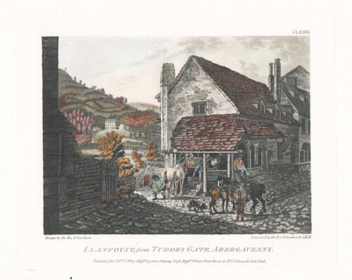 Llanfoyst, from Tudors Gate, Abergavenny.