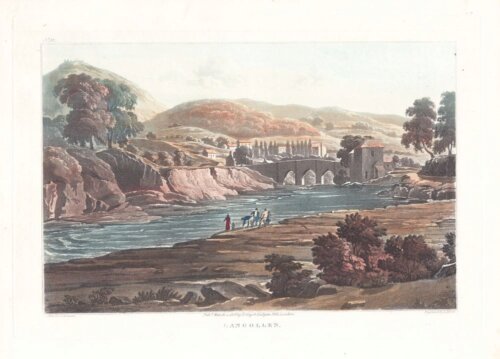 Llangollen.  (antique print)