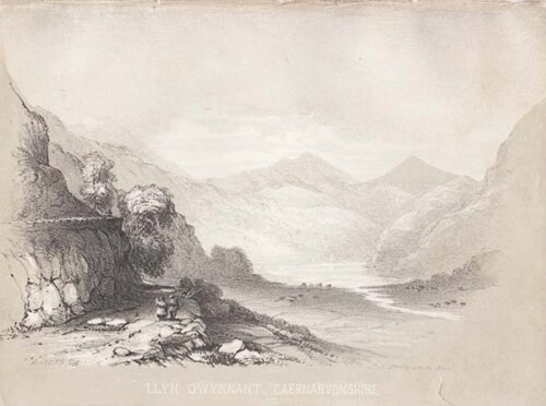 Llyn Gwynant Caernarvonshire