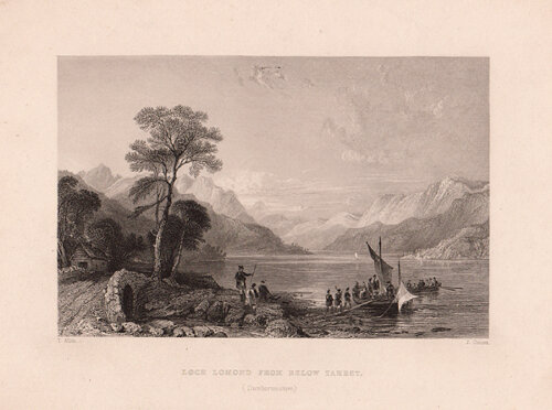 Loch Lomond from below Tarbet  Dumbartonshire