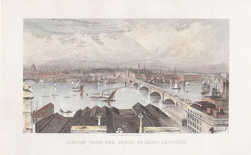 London from the Tower of Saint Saviour's