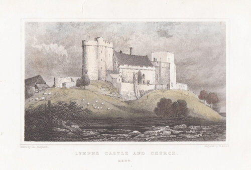 Lympne Castle and Church
