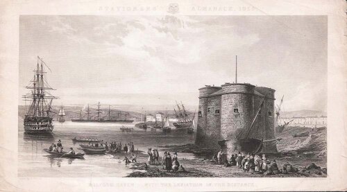 Milford Haven  -  With the Leviathan in the Distance.