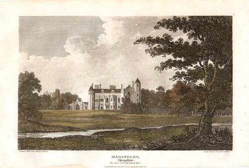 Madingley the seat of Sir Chas Cotton  Bart