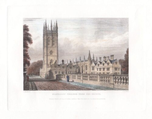 Magdalen College from the Bridge.