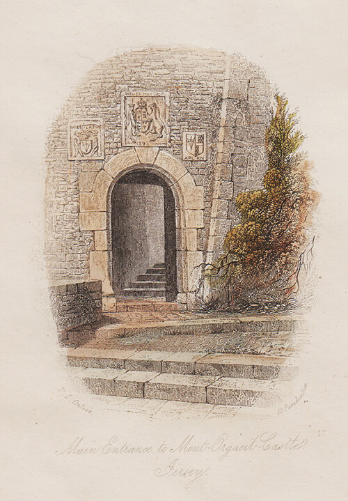 Main Enterance to Mont Orgueil Castle Jersey