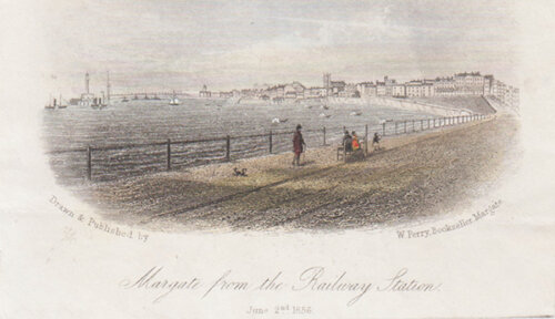 Margate from the Railway Station June 2nd 1856