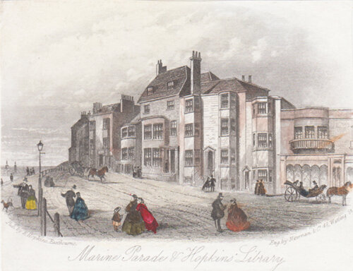 Marine Parade & Hopkin's Library Eastbourne 