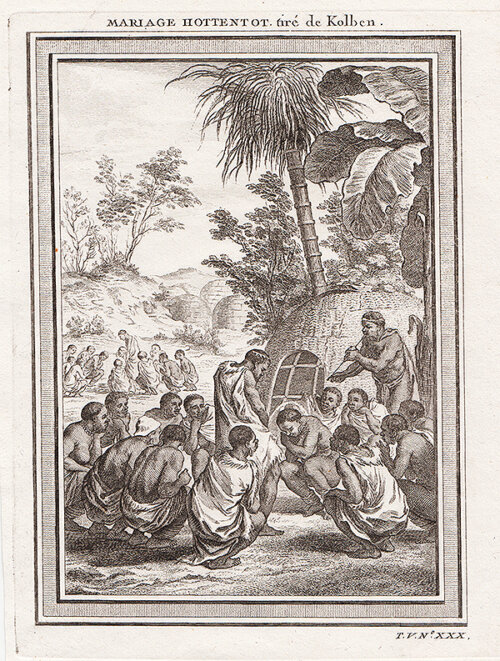 Marriage Hottentot tir de Kolben