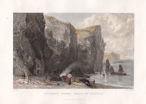 Marsden Rocks Coast of Durham