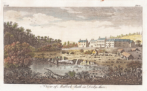 A View of Matlock Bath in Derbyshire 