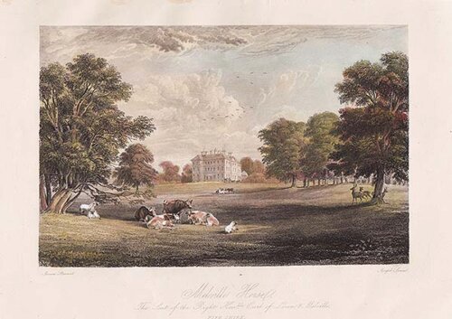 Melville House The Seat of the Right Honble Earl of Lev en & Melville