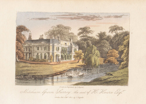Mitcham Grove Surrey the seat of H Hoare  Esq
