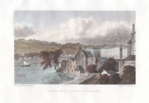 Monks Mill, River Avon, Bath.