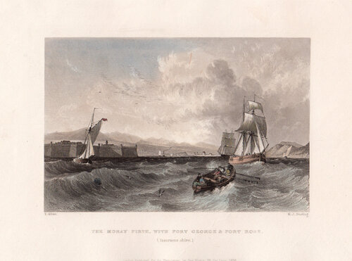 The Moray Firth with Fort George & Fort Ross  Inverness-shire