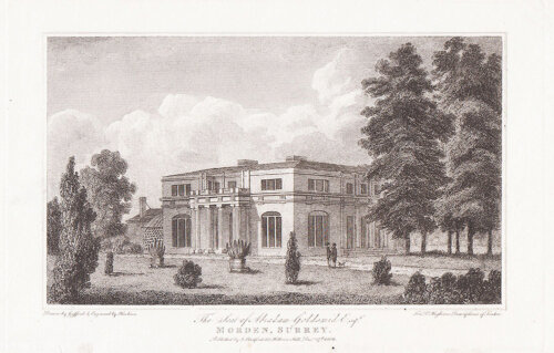 The Seat of Abraham Goldsmid Esq Morden SurreyMorden Surrey 