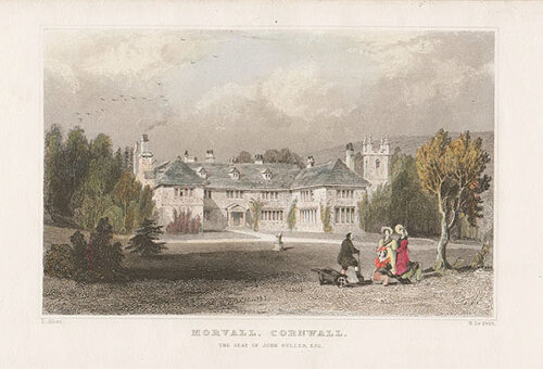  Morvall Cornwall the Seat of John Buller Esq 