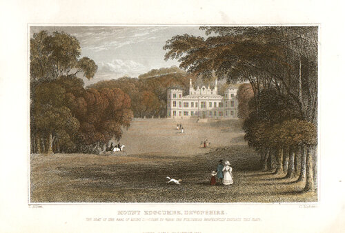 Mount Edgcumbe Devonshire  The Seat of the Earl of Mount Edgcumbe