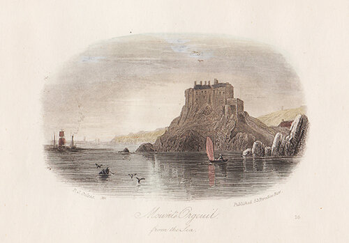 Mount Orgeuil from the sea