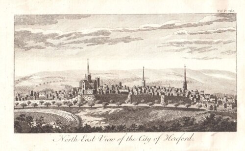 North East View of the City of Hereford.