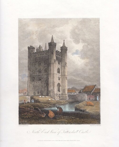 North East View of Tattershall Castle.