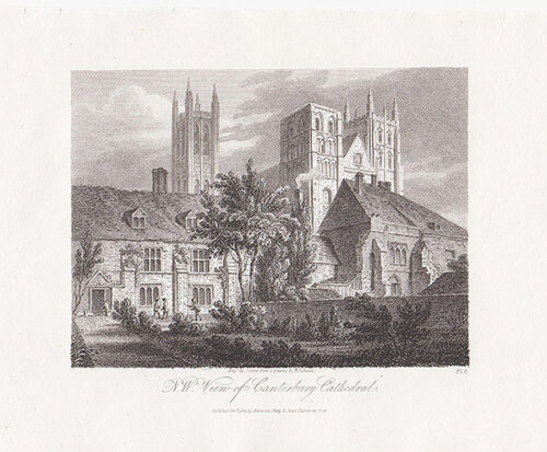 N W View of Canterbury Cathedral
