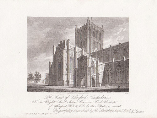 N W View of Hereford Cathedral