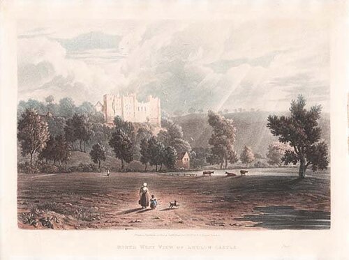 North West View of Ludlow Castle 