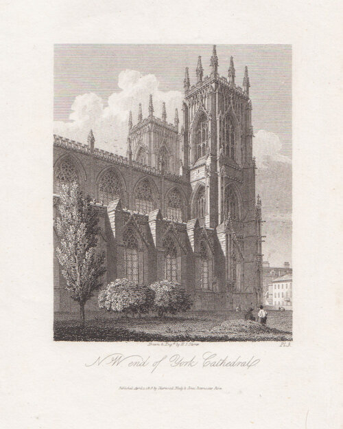 N W end of York Cathedral 