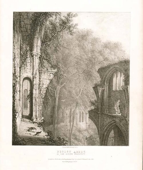 Netley Abbey In the South Transept 