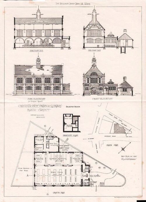 Proposed New Branch Library Roath Cardiff