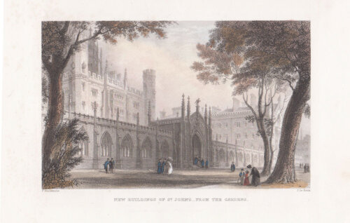 New Buildings of St. John's - From the Gardens.