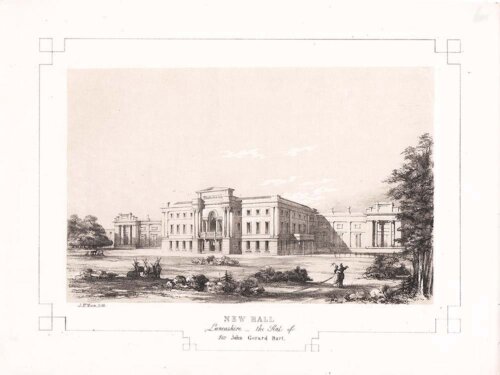 New Hall Lancashire  -  the Seat of Sir John Gerard Bart