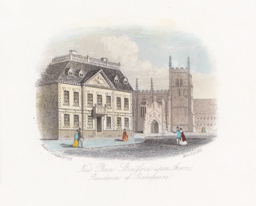 New Place Stratford upon Avon Residence of Shakespeare