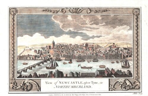 View of Newcastle upon Tyne, in Northumberland.