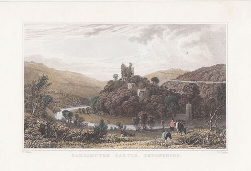 Oakhampton Castle Devonshire