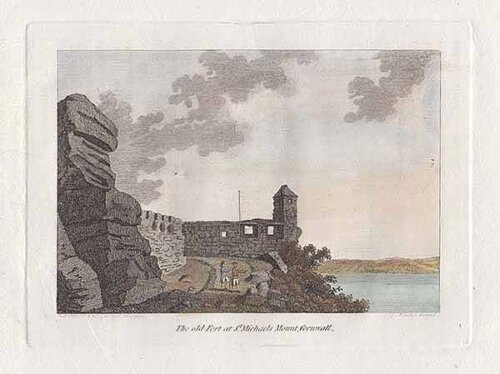 The Old Fort at St Michael's Mount Cornwall