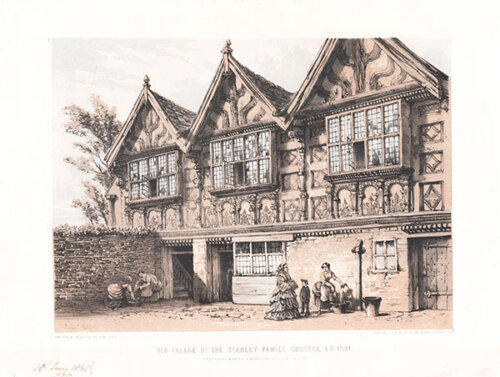 Old Palace of the Stanley Family Chester AD1591