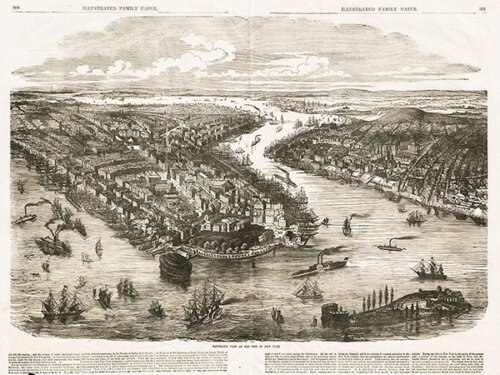 Panoramic View of the City of New York  