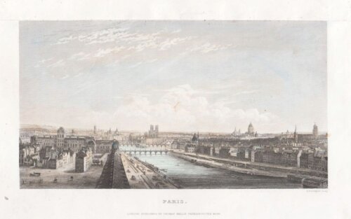 Paris.  (antique print