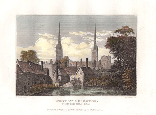 Part of Coventry from the Mill Dam