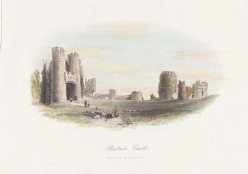 Pembroke Castle - Interior of the Great Court