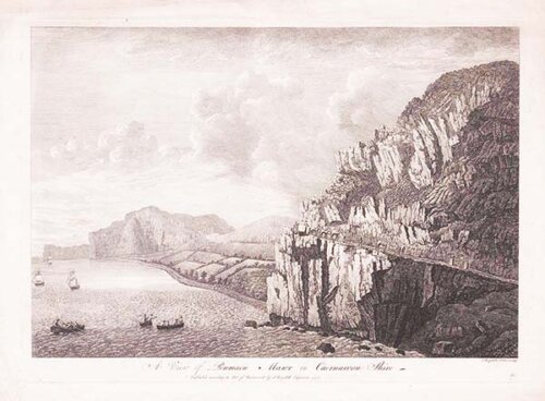 A View of Penmaen Mawr in Caernarvonshire