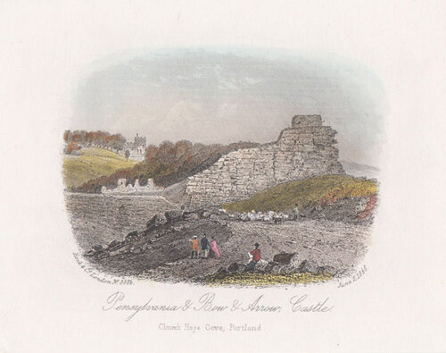 Pensylvania & Bow & Arrow Castle Church Hope Cove Portland 
