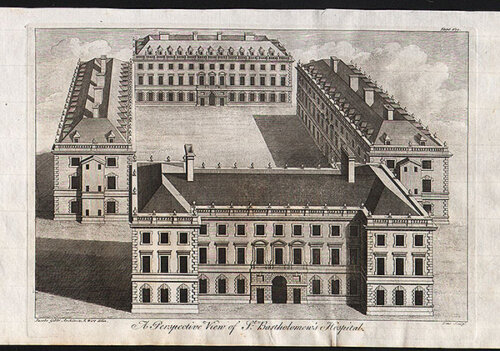 A Perspective View of St Bartholomew's Hospital