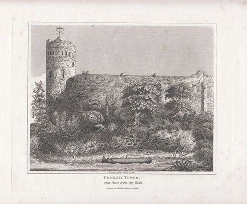 Phoenix Tower and Part of the City Walls 