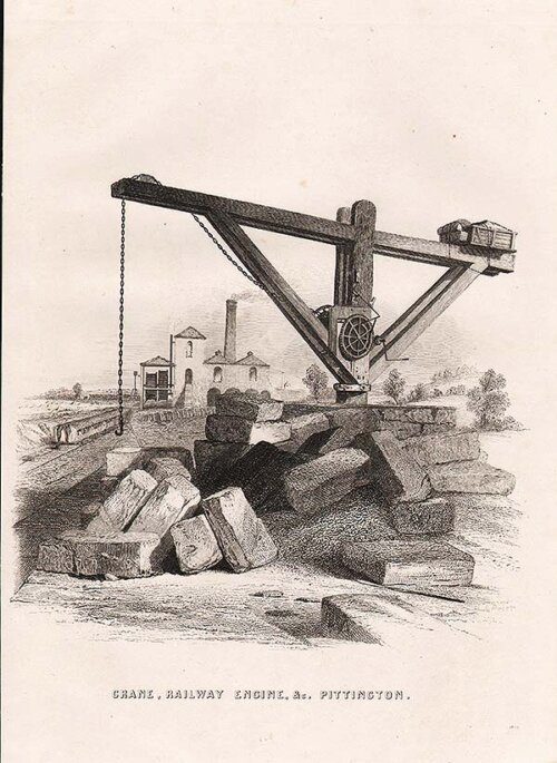 Crane Railway Engine &c Pittington