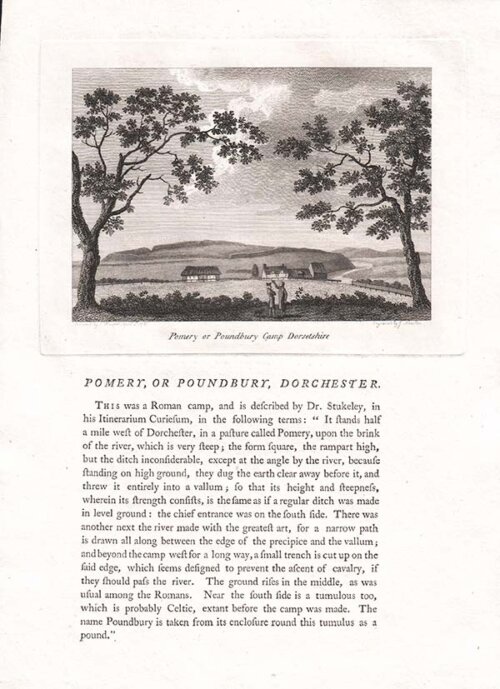 Pomery or Poundbury Camp Dorsetshire Ref:  