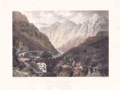 Pont Aberglaslyn, Carnarvonshire.