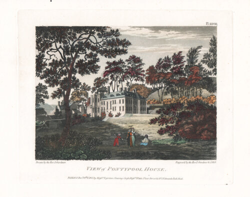 View of Pontypool House.